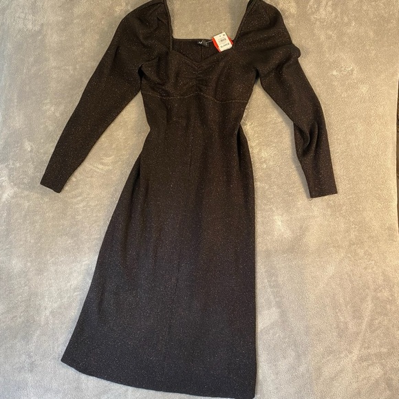 INC Women’s Black Elegant Shimmering Evening Gown Size XL NWT - Picture 1 of 9